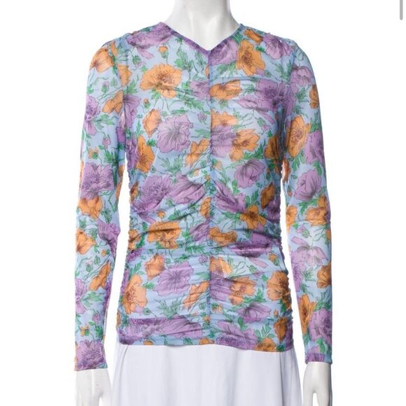 Veronica beard printed blouse - Picture 1 of 3